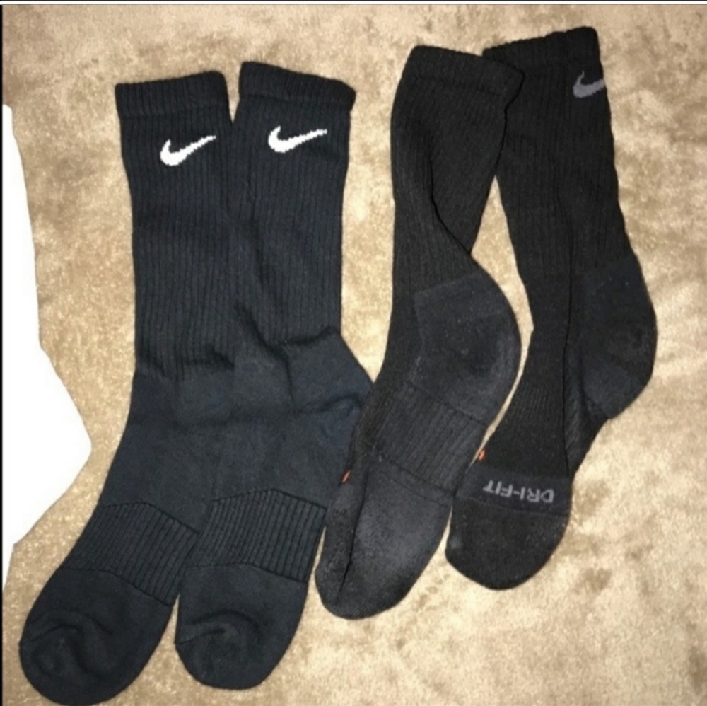 Men’s athletic Crew WHITE gym socks